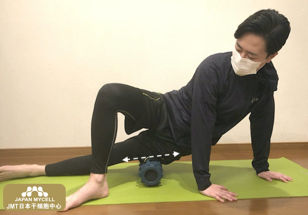 JMT日本干细胞中心-拉伸髂胫韧带时的姿势和注意事项说明